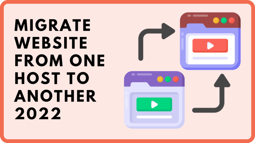 migrate website from one host to another 2022