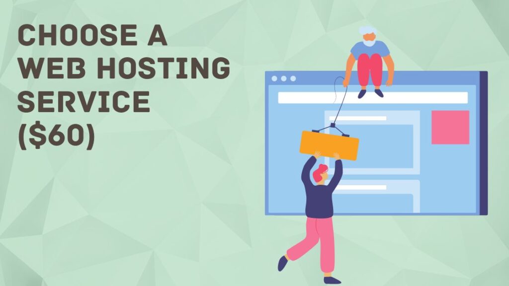 Choose a Web Hosting Service ($60)
