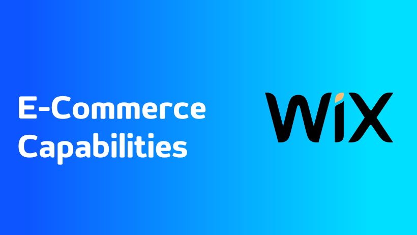 E-Commerce Capabilities