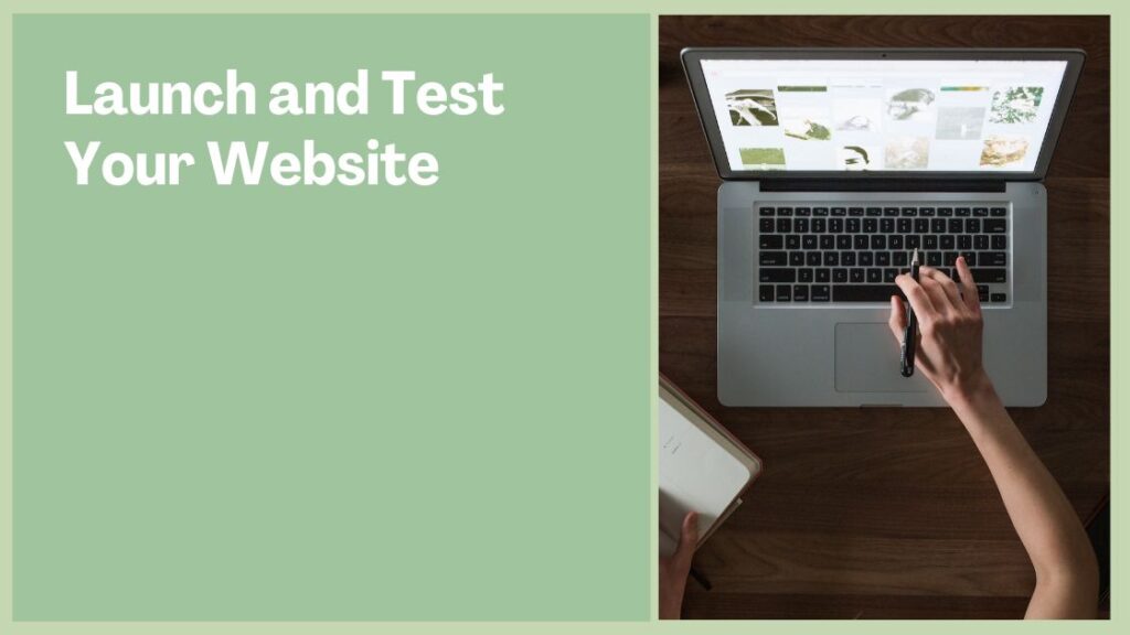 Launch and Test Your Website