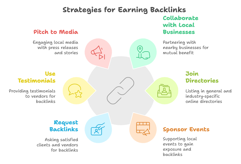 Earning Backlinks through Networking - infographic