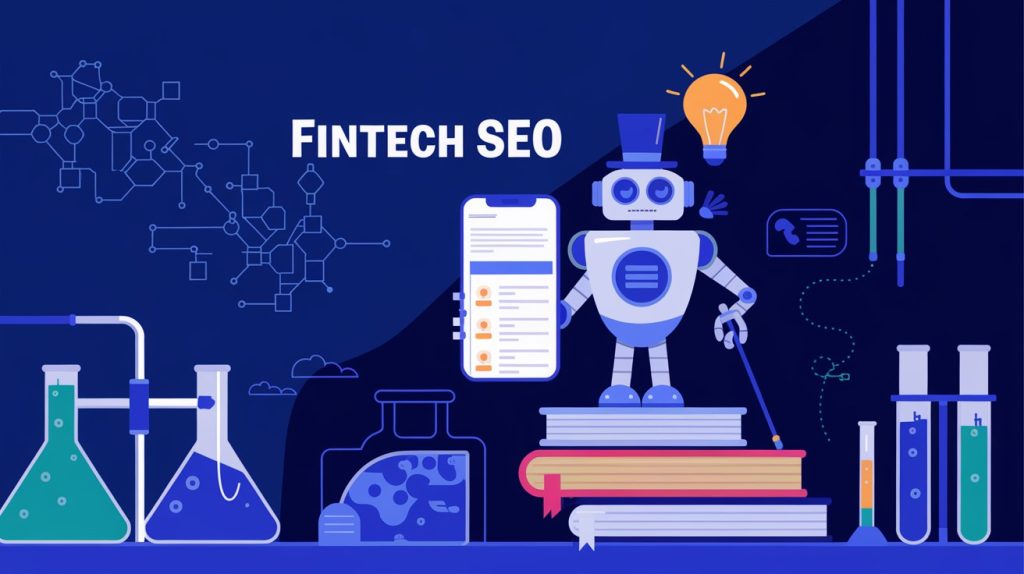 Fintech SEO, logo