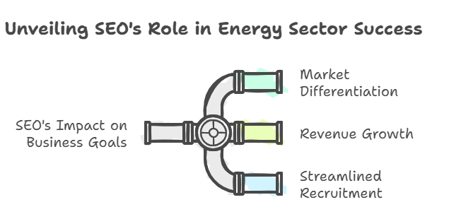 SEO's Role in Energy Sector Success - infographic