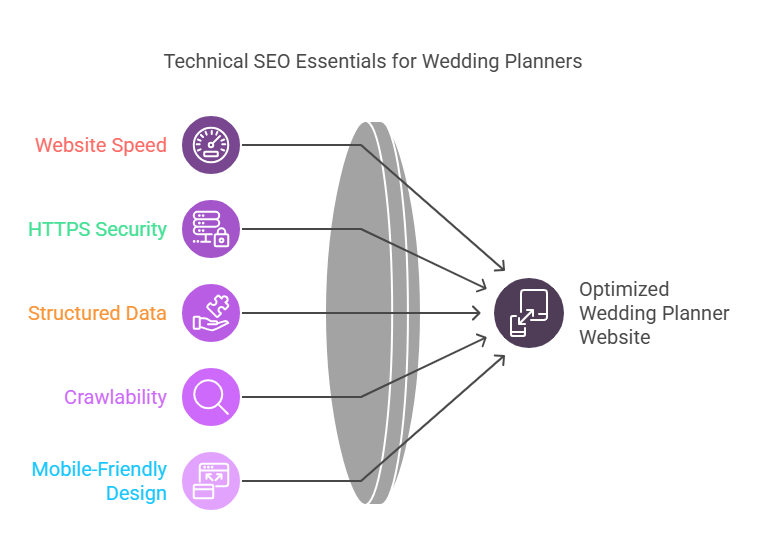 Technical Optimization for Wedding Planner Websites - visual selection