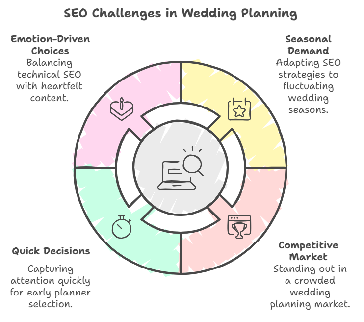 The Unique Challenges of SEO in the Wedding Planning Niche 