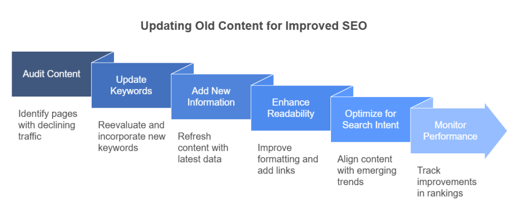 Updating Old Content for Improved SEO - visual selection